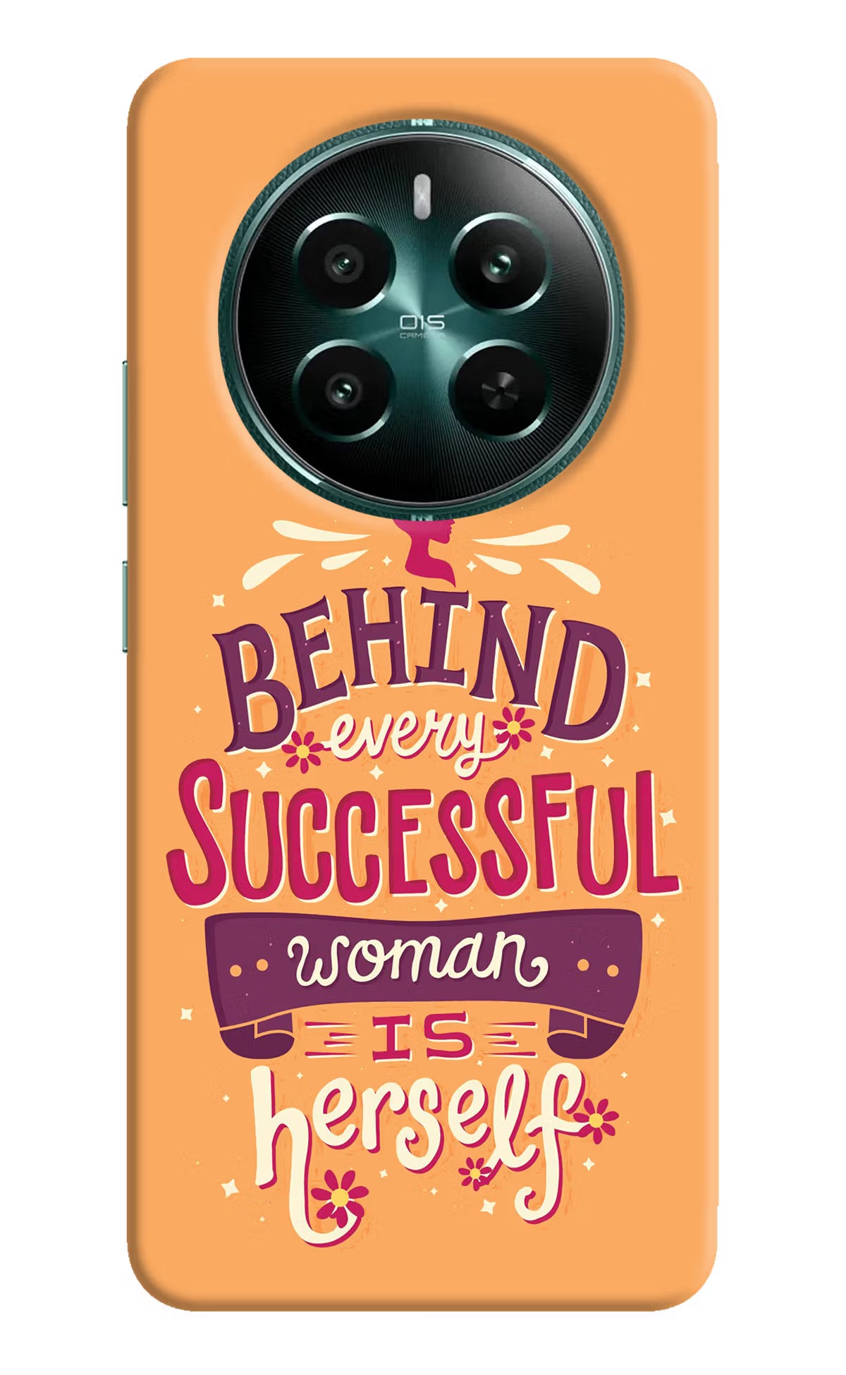 Behind Every Successful Woman There Is Herself Realme P1 5G Hard Case Back Cover by Casekaro