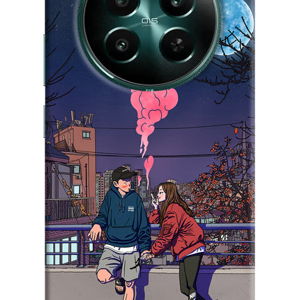 Chilling Couple Realme P1 5G Hard Case Back Cover by Casekaro