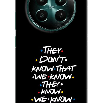 FRIENDS Dialogue Realme P1 5G Hard Case Back Cover by Casekaro