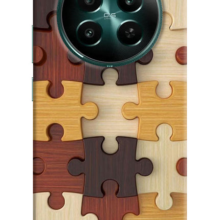 Wooden Puzzle Realme P1 5G Hard Case Back Cover by Casekaro