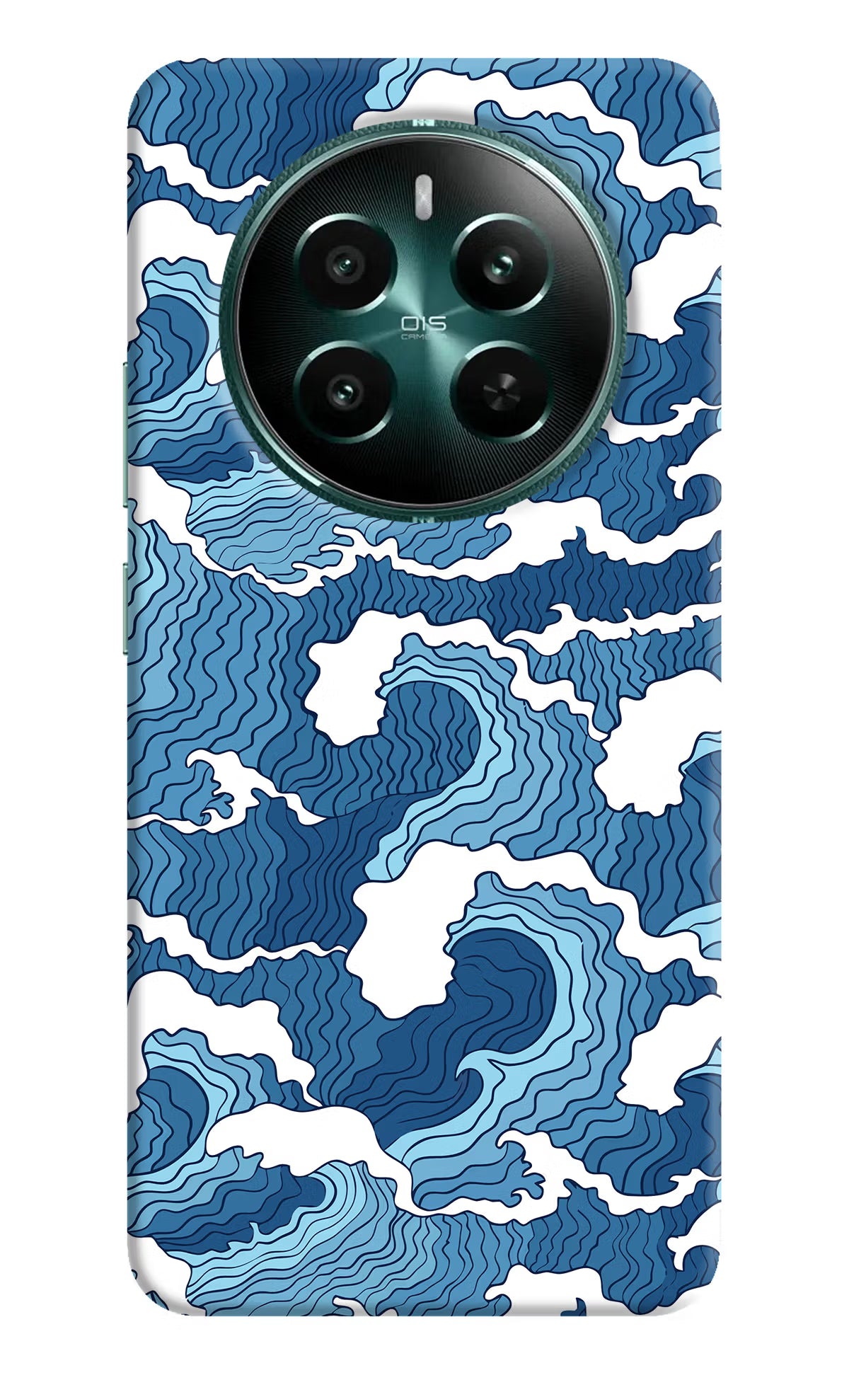Blue Waves Realme P1 5G Hard Case Back Cover by Casekaro