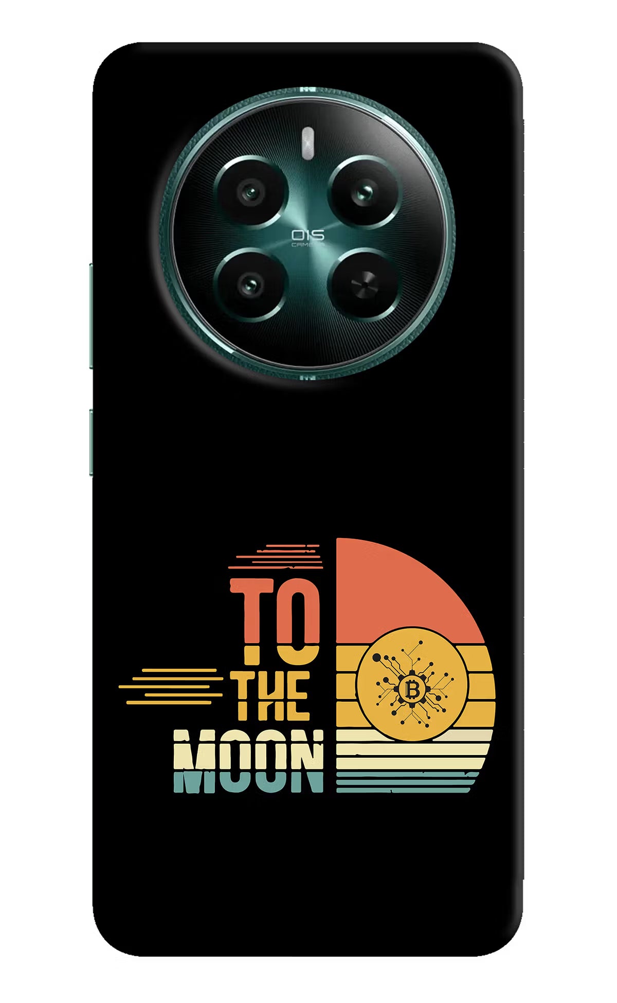 To the Moon Realme P1 5G Hard Case Back Cover by Casekaro