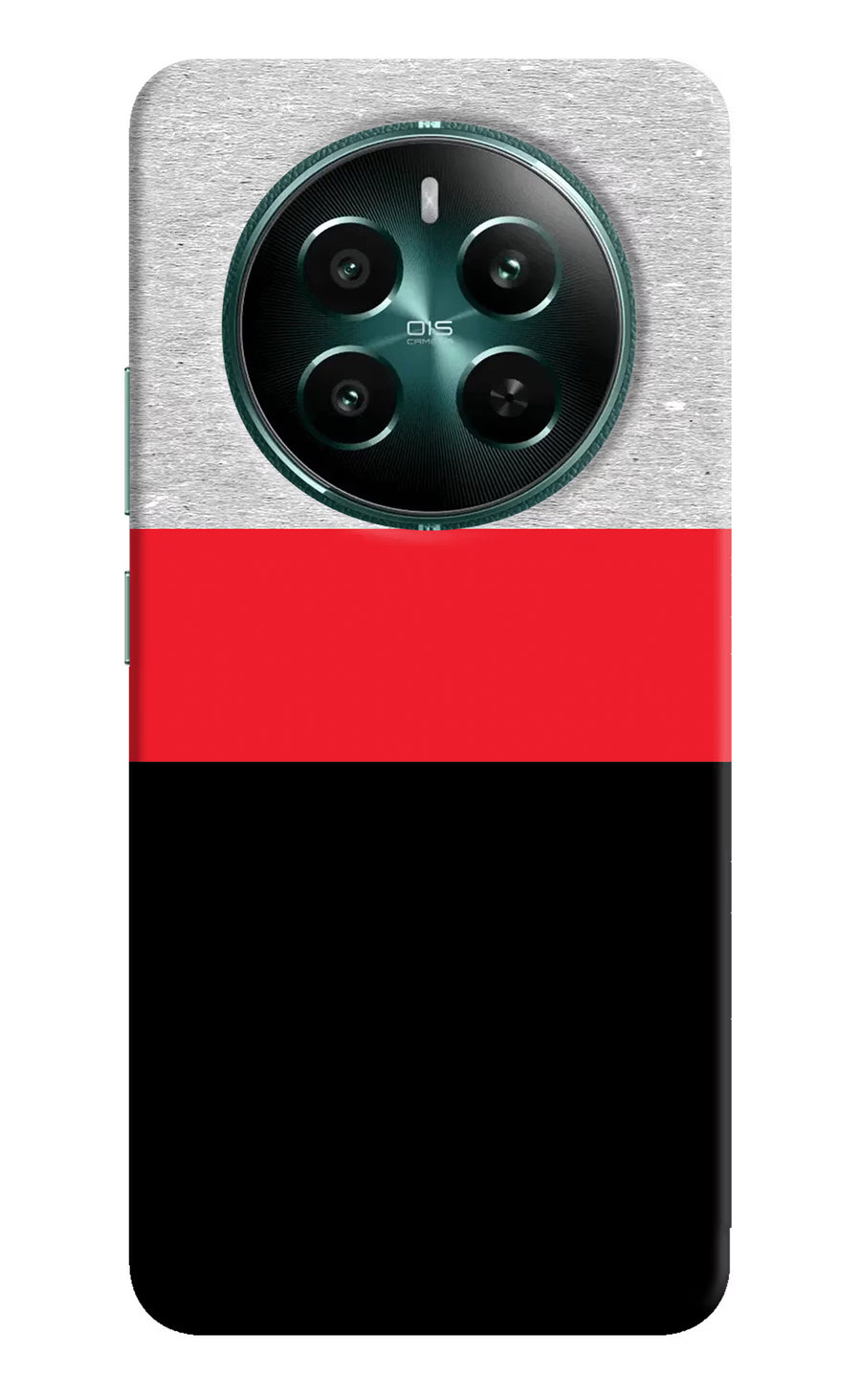 Tri Color Pattern Realme P1 5G Back Cover, Hard case