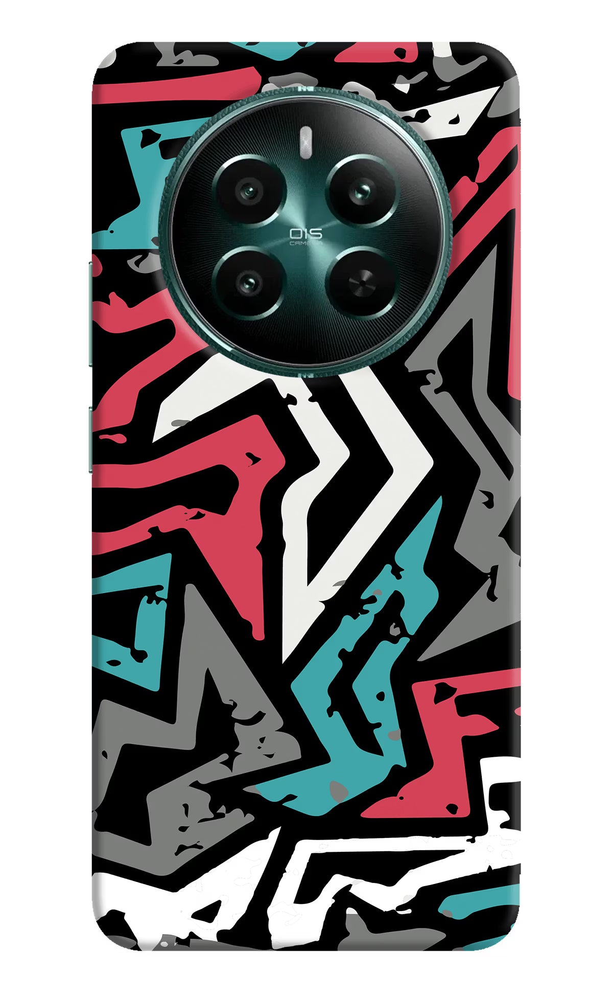 Geometric Graffiti Realme P1 5G Hard Case Back Cover by Casekaro
