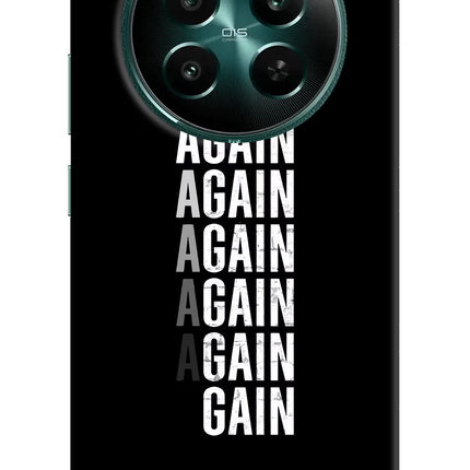 Again Again Gain Realme P1 5G Hard Case Back Cover by Casekaro