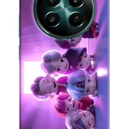 BTS Chibi Realme P1 5G Hard Case Back Cover by Casekaro