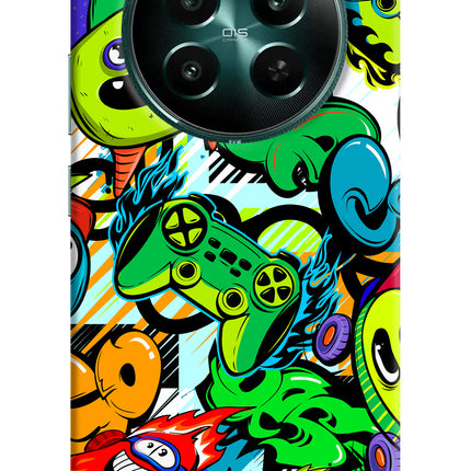 Game Doodle Realme P1 5G Hard Case Back Cover by Casekaro