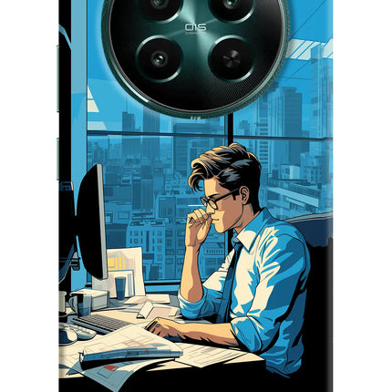 Focused Hustler (AI Generated) Realme P1 5G Hard Case Back Cover by Casekaro