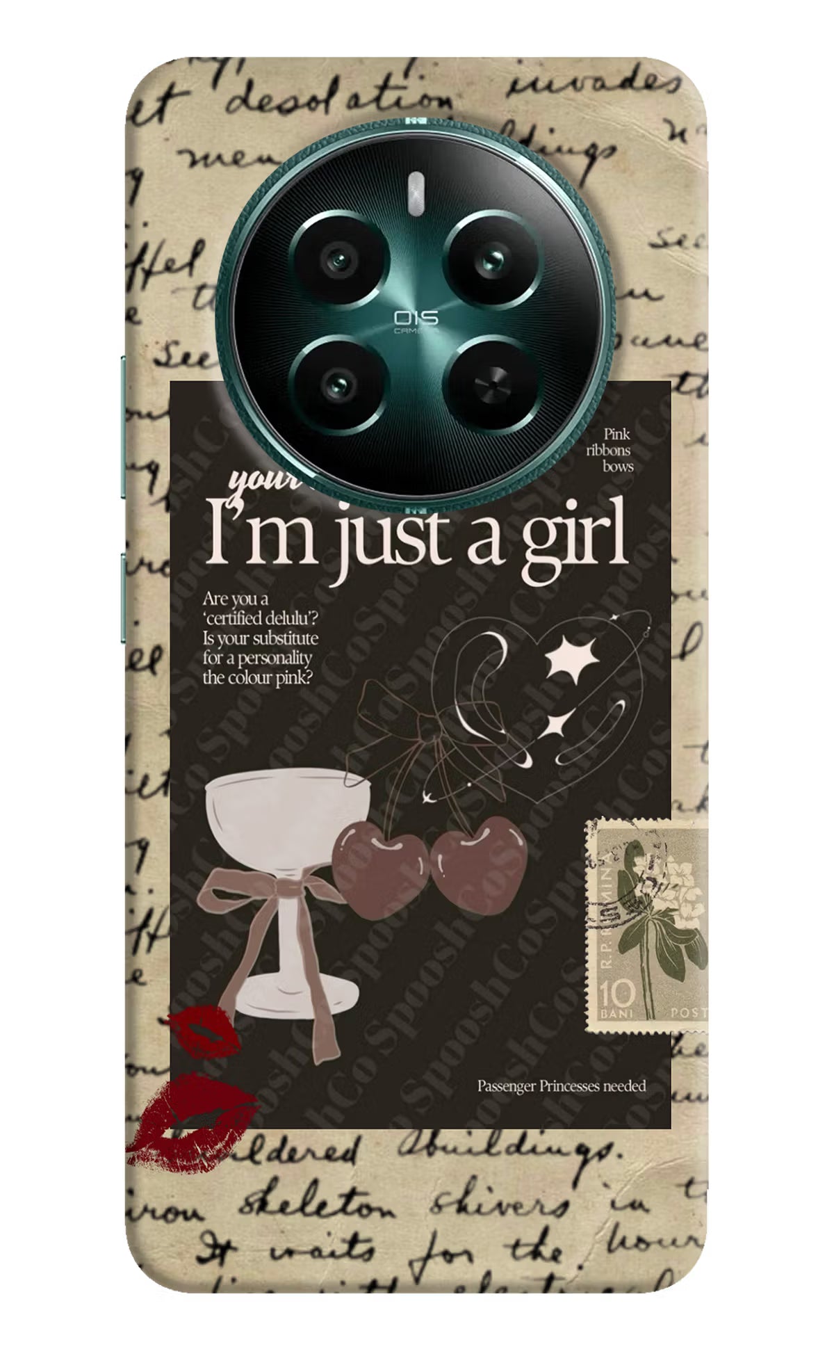 I am just a girl Realme P1 5G Hard Case Back Cover by Casekaro
