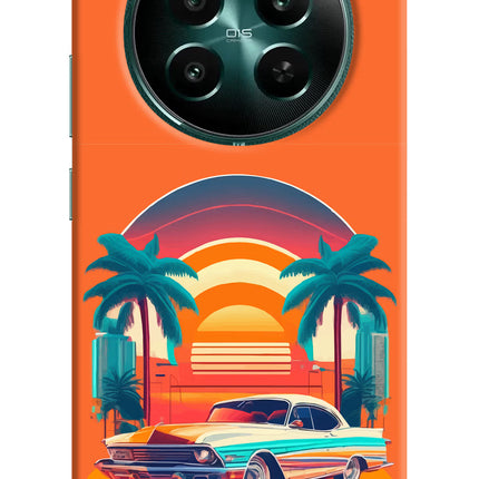 Palm Drive 80s Realme P1 5G Hard Case Back Cover by Casekaro