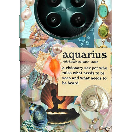Aquarius Zodiac Realme P1 5G Hard Case Back Cover by Casekaro
