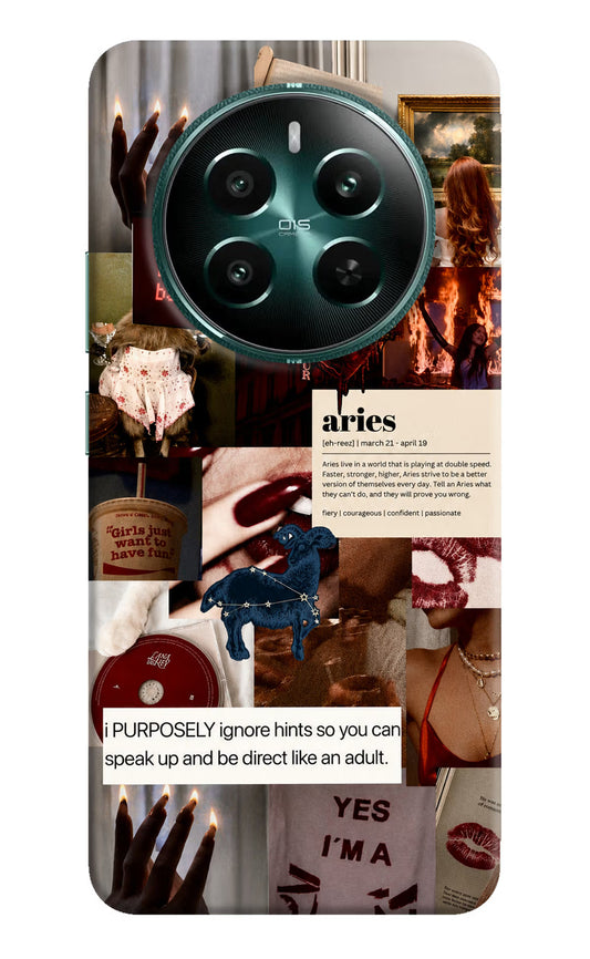 Zodiac Aries Realme P1 5G Hard Case Back Cover by Casekaro