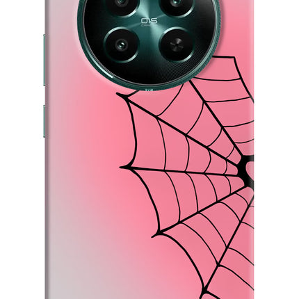 Pink Web Realme P1 5G Hard Case Back Cover by Casekaro
