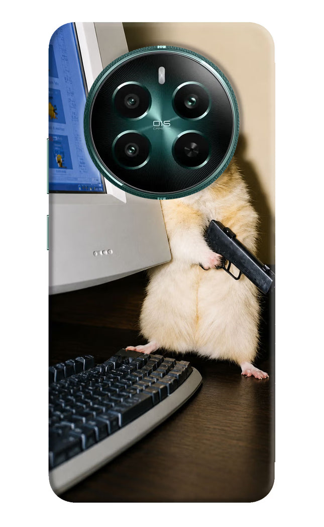Hacker Hamster Realme P1 5G Hard Case Back Cover by Casekaro