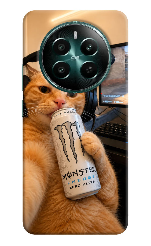 Gamer Cat Energy Realme P1 5G Hard Case Back Cover by Casekaro