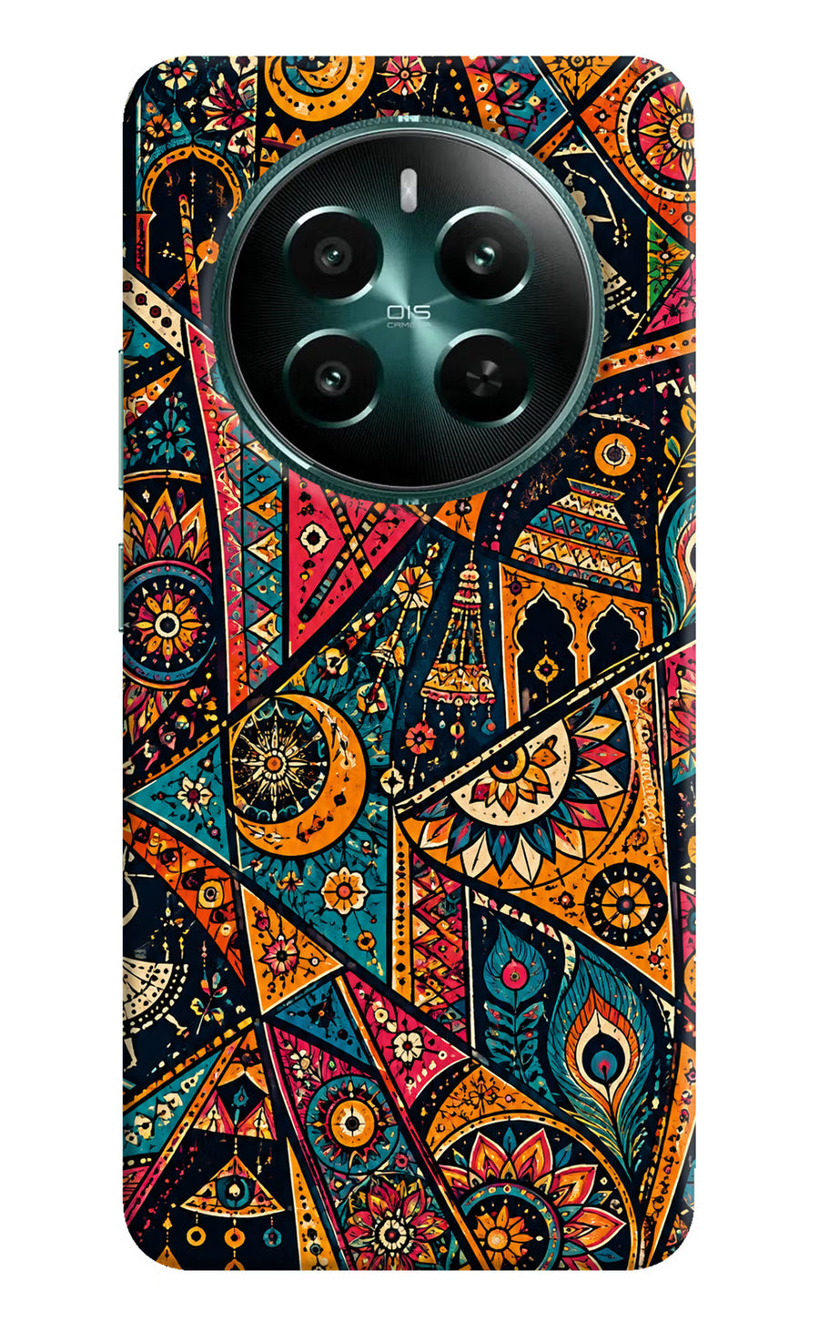 Folk Print Realme P1 5G Back Cover, Hard case