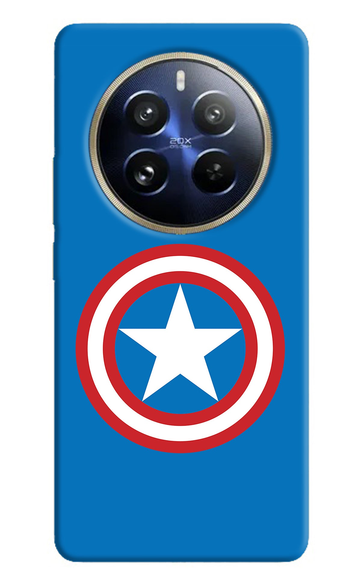 Captain America Logo Realme P1 Pro 5G Back Cover