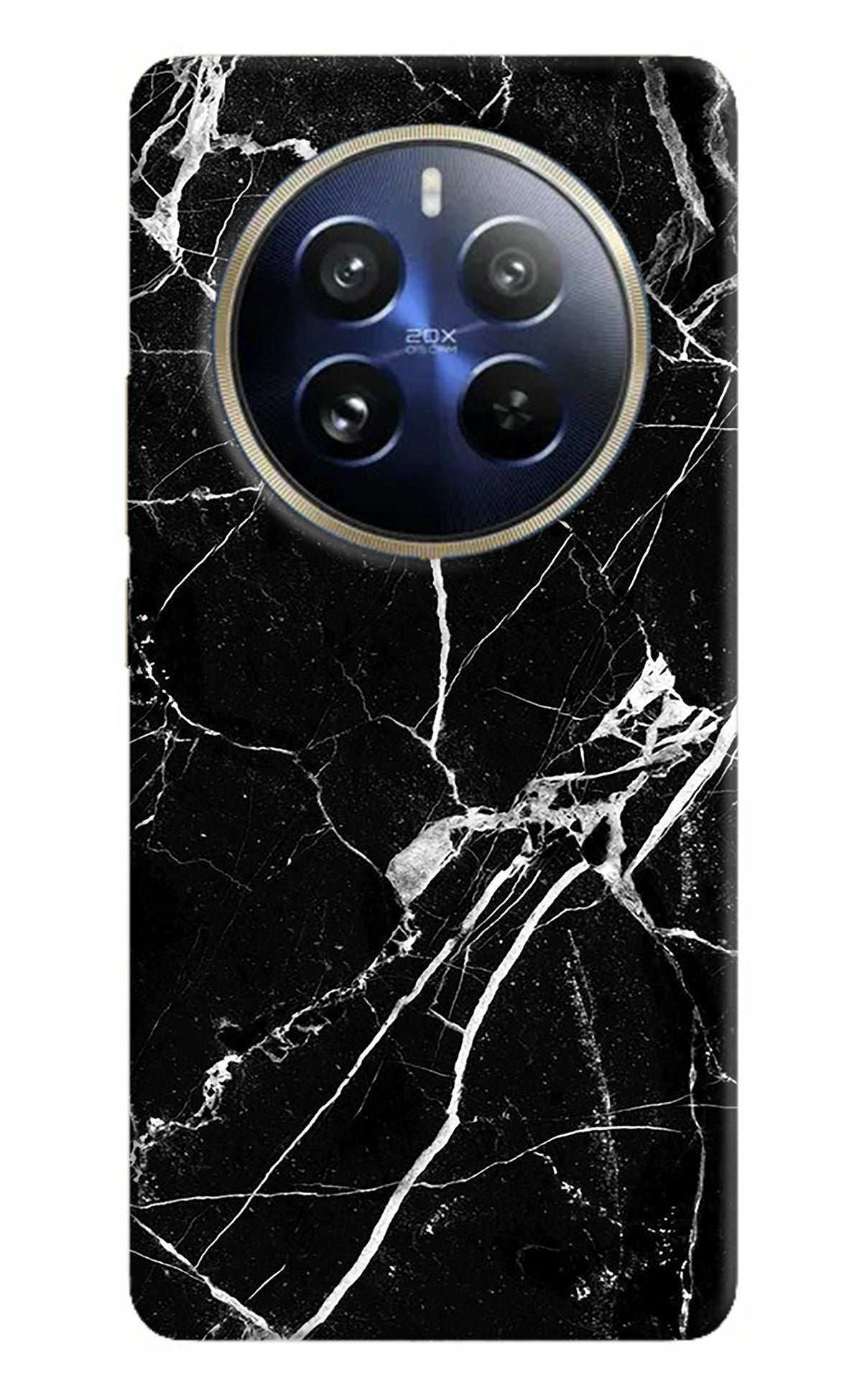 Black Marble Pattern Realme P1 Pro 5G Back Cover