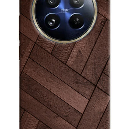 Wooden Texture Design Realme P1 Pro 5G Hard Case Back Cover by Casekaro