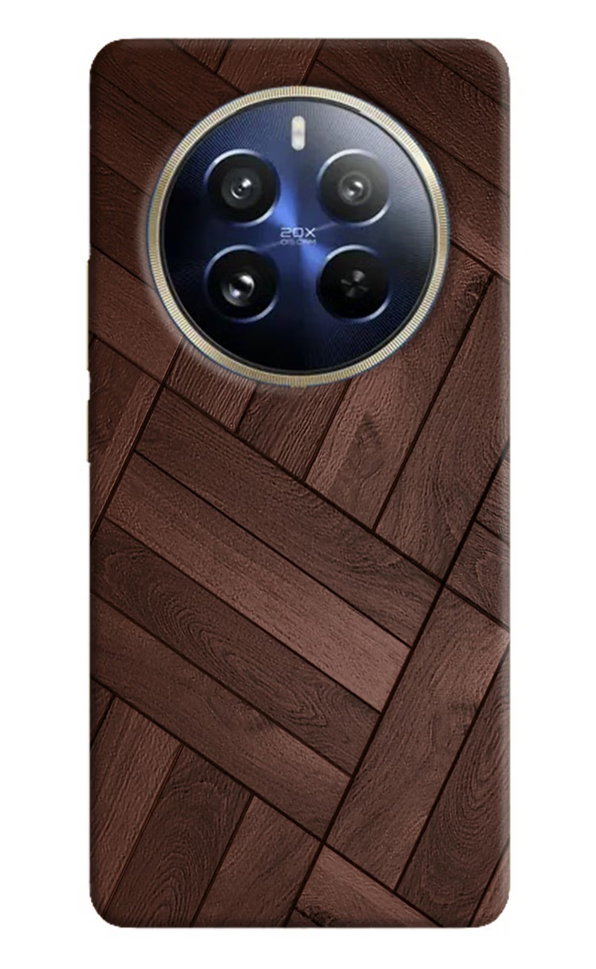 Wooden Texture Design Realme P1 Pro 5G Hard Case Back Cover by Casekaro