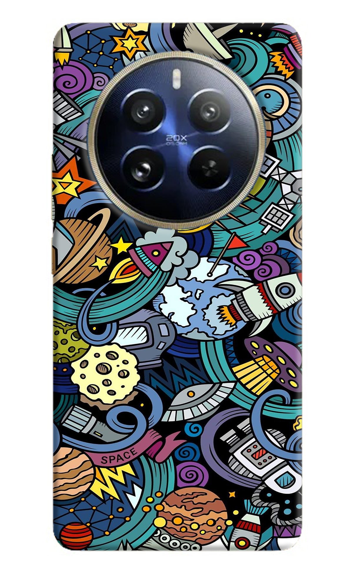 Space Abstract Realme P1 Pro 5G Back Cover