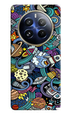Space Abstract Realme P1 Pro 5G Hard Case Back Cover by Casekaro
