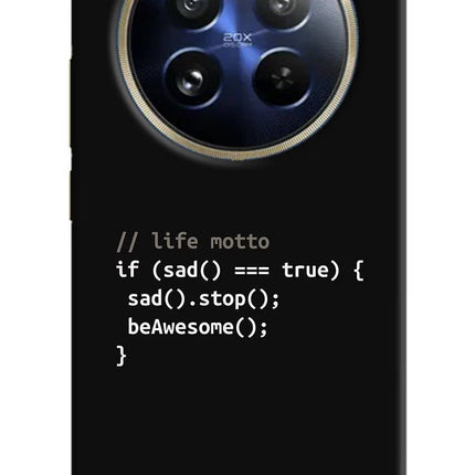 Life Motto Code Realme P1 Pro 5G Hard Case Back Cover by Casekaro
