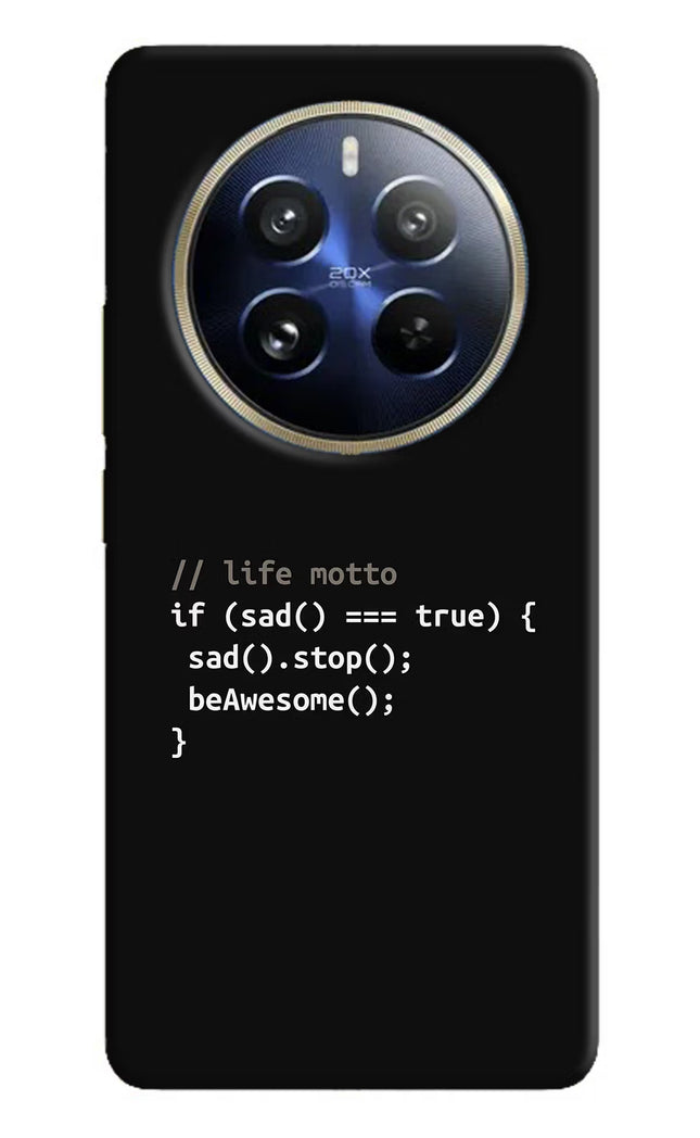Life Motto Code Realme P1 Pro 5G Hard Case Back Cover by Casekaro