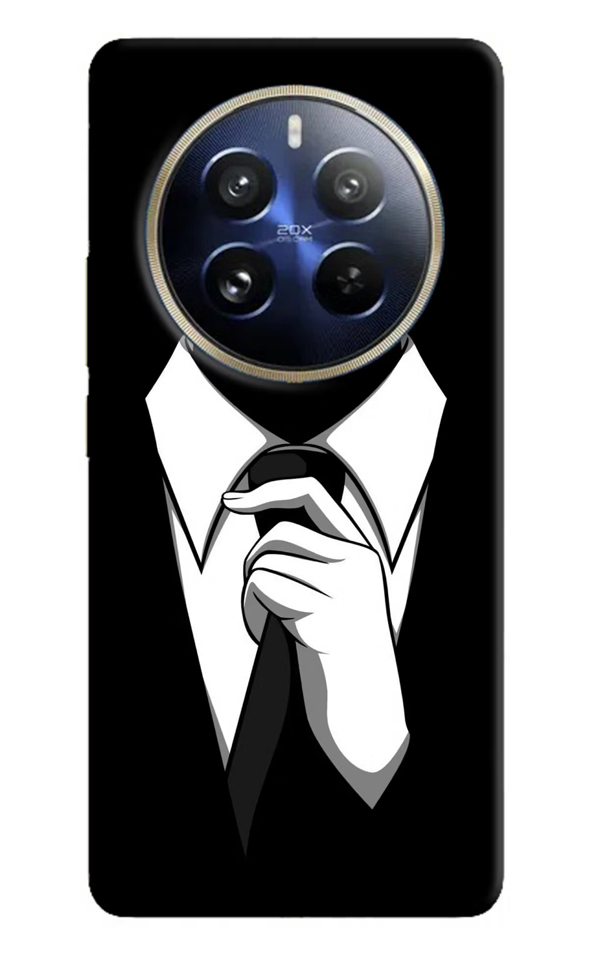 Black Tie Realme P1 Pro 5G Hard Case Back Cover by Casekaro