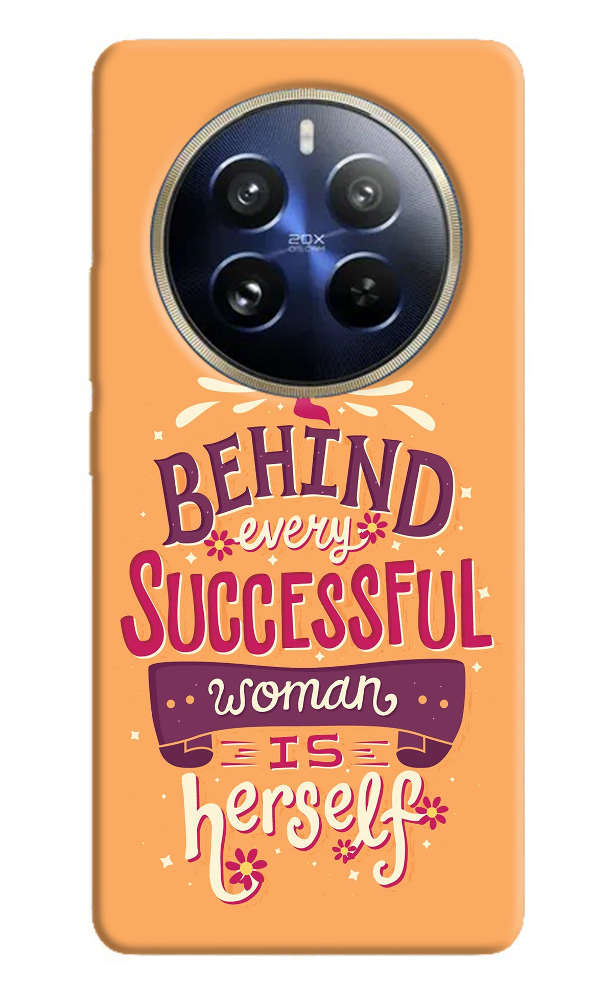 Behind Every Successful Woman There Is Herself Realme P1 Pro 5G Back Cover