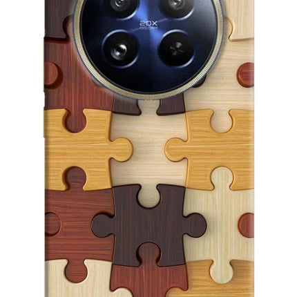 Wooden Puzzle Realme P1 Pro 5G Hard Case Back Cover by Casekaro