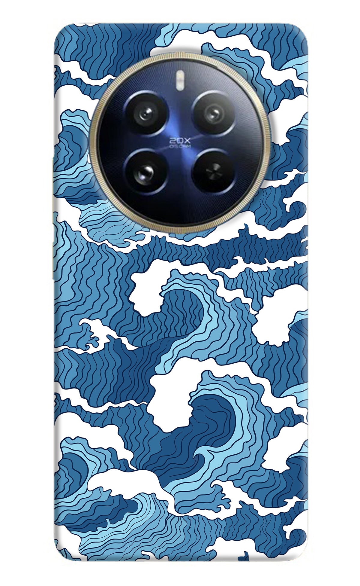 Blue Waves Realme P1 Pro 5G Back Cover