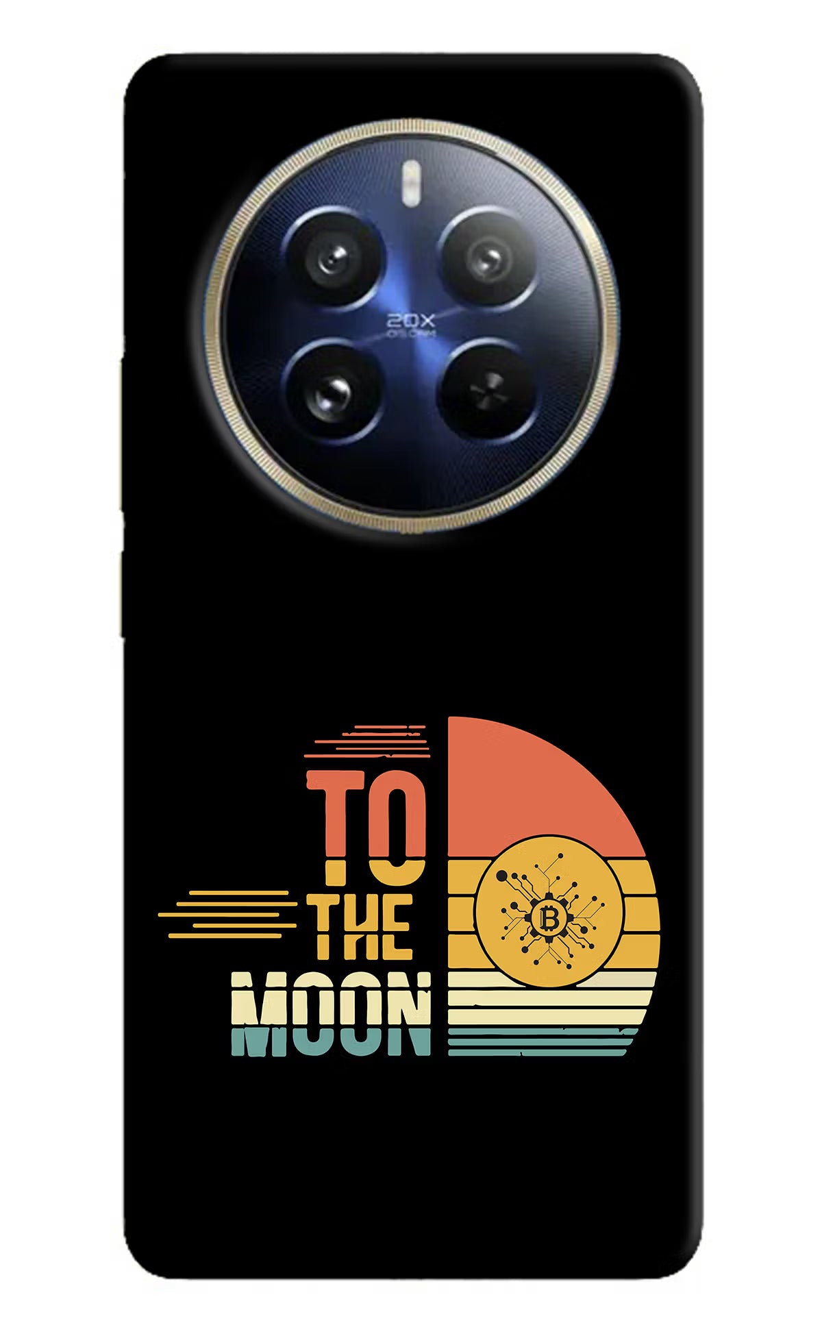 To the Moon Realme P1 Pro 5G Hard Case Back Cover by Casekaro