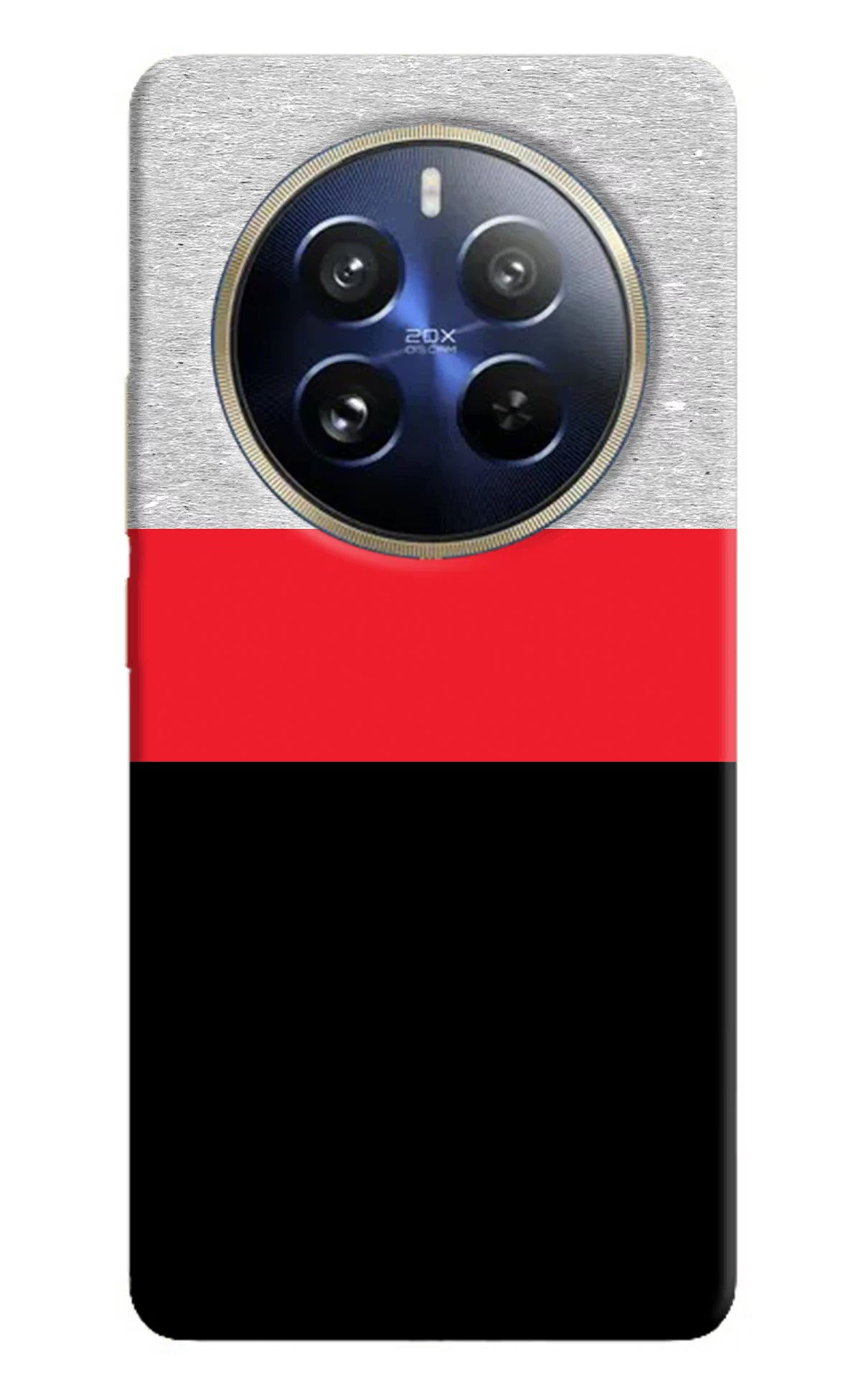 Tri Color Pattern Realme P1 Pro 5G Hard Case Back Cover by Casekaro