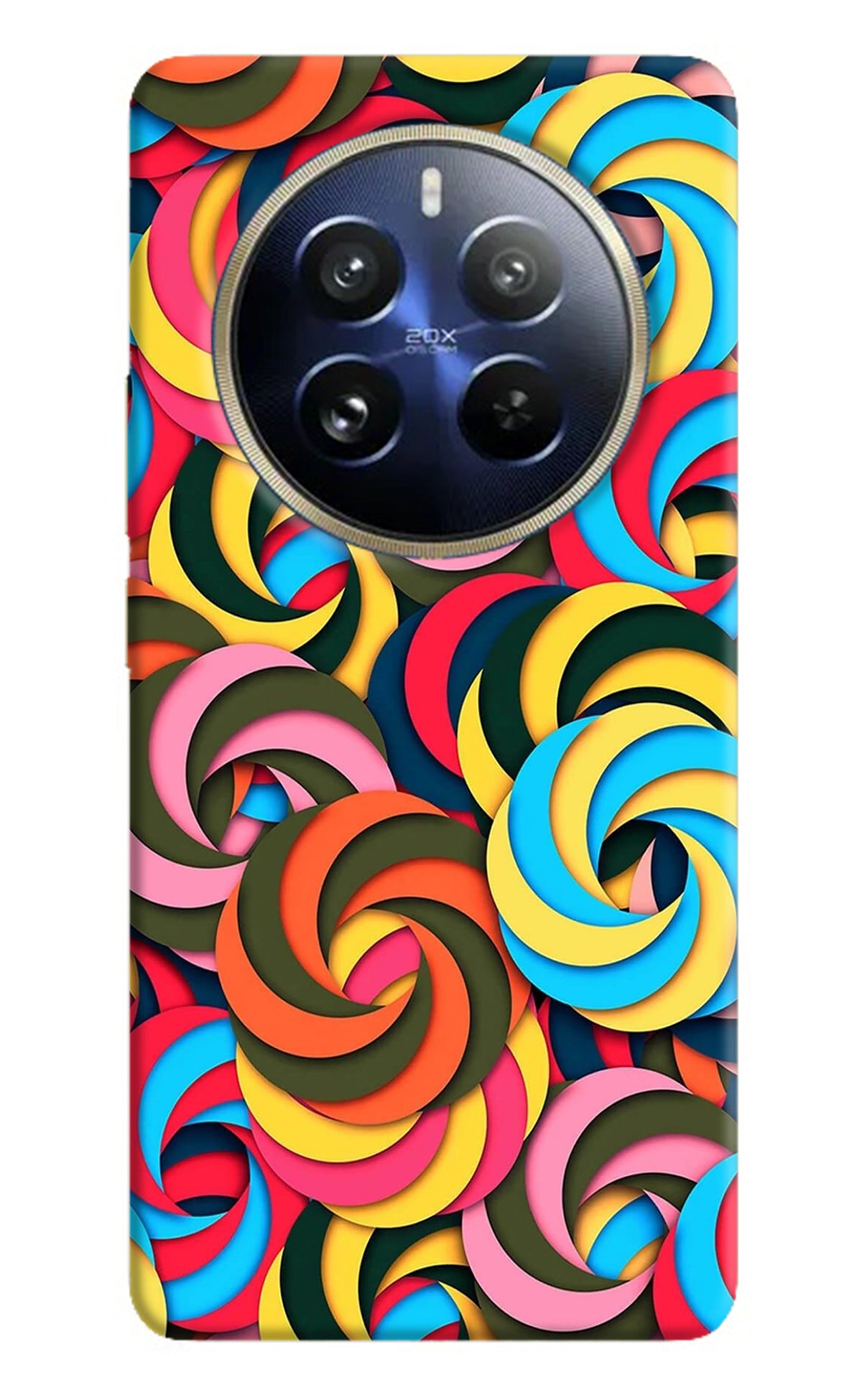 Spiral Pattern Realme P1 Pro 5G Back Cover