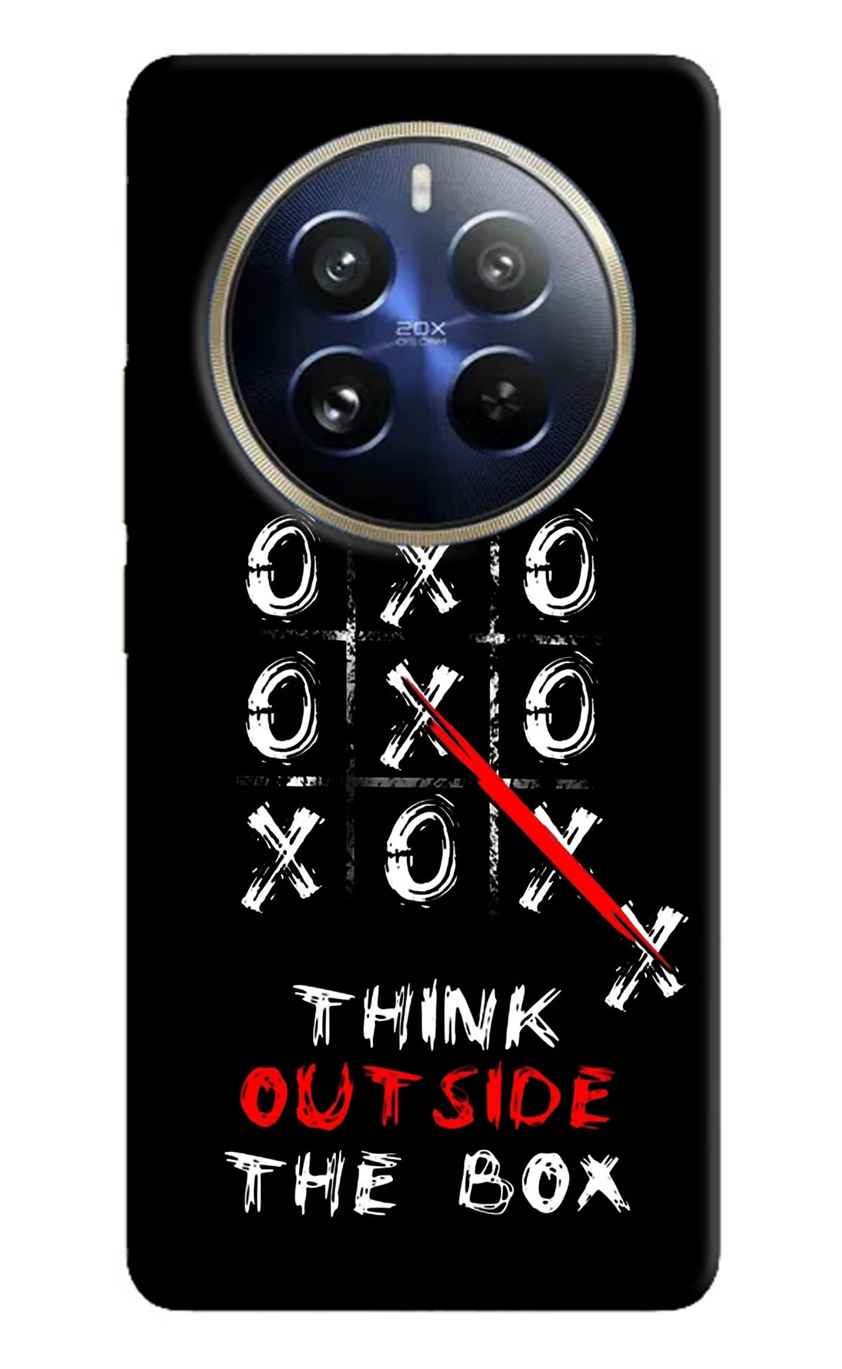 Think out of the BOX Realme P1 Pro 5G Hard Case Back Cover by Casekaro
