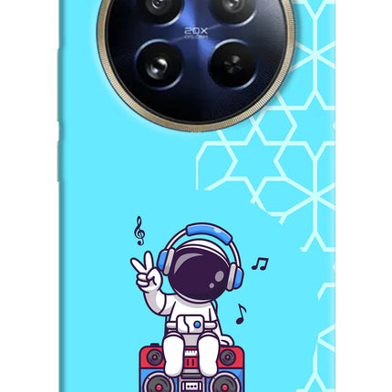 Cute Astronaut Chilling Realme P1 Pro 5G Hard Case Back Cover by Casekaro