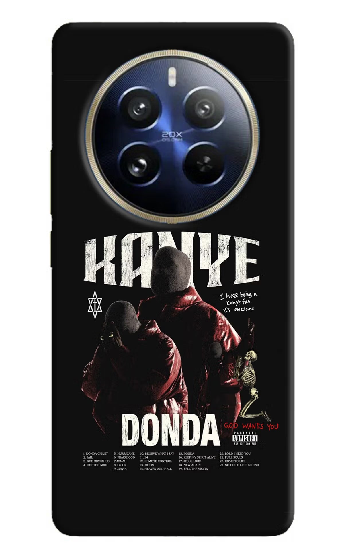 Donda Kanye West Realme P1 Pro 5G Hard Case Back Cover by Casekaro
