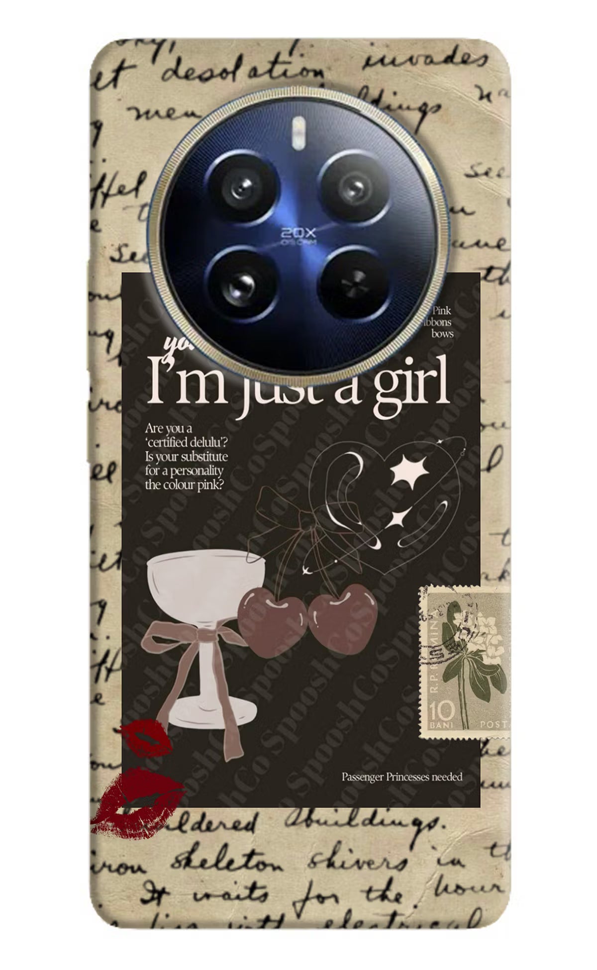 I am just a girl Realme P1 Pro 5G Hard Case Back Cover by Casekaro