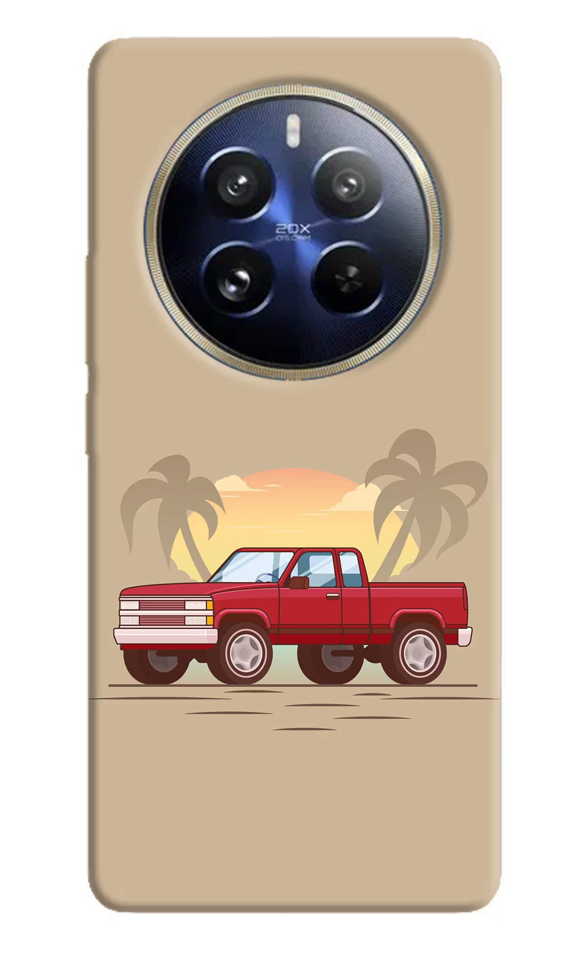 Desert Classic Drive Realme P1 Pro 5G Hard Case Back Cover by Casekaro