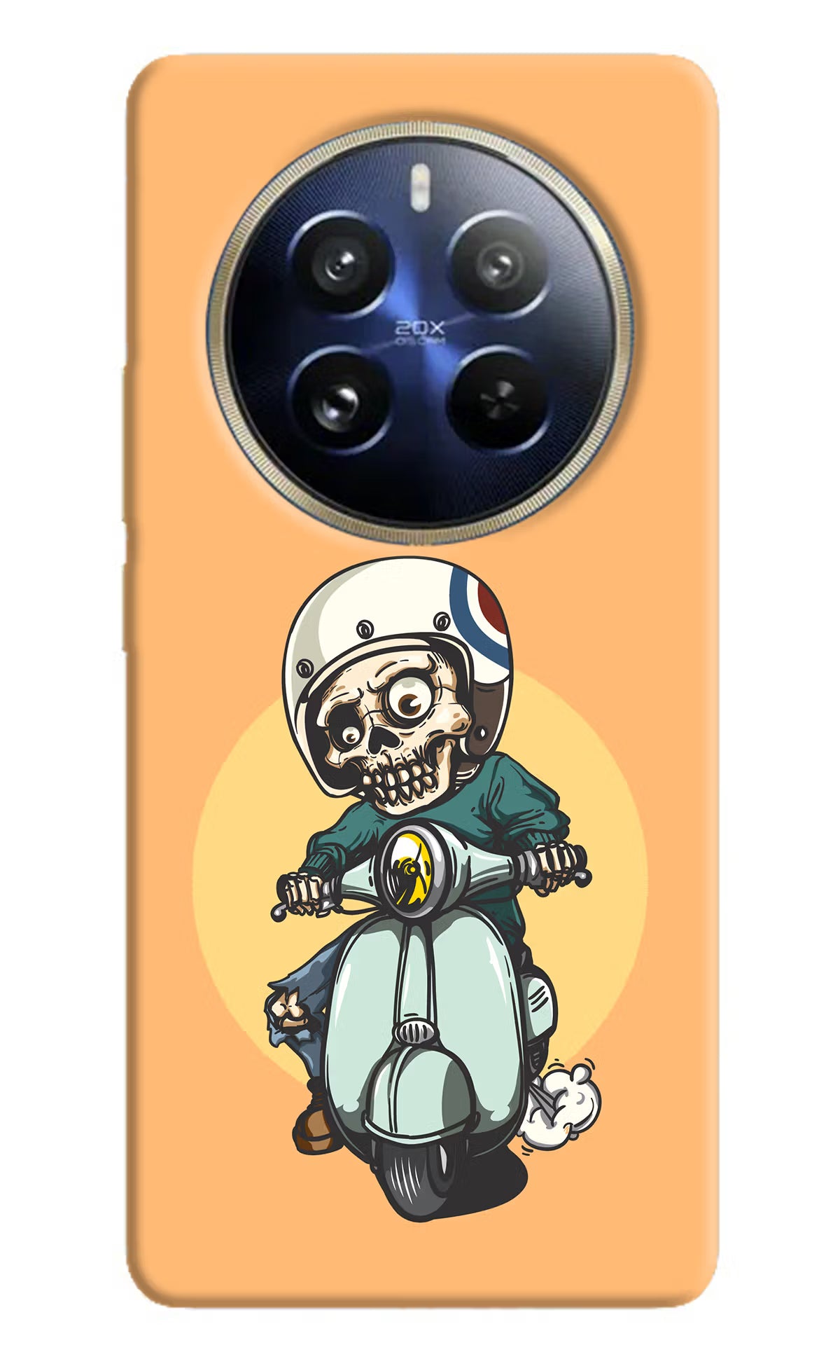 Undead Biker Realme P1 Pro 5G Hard Case Back Cover by Casekaro