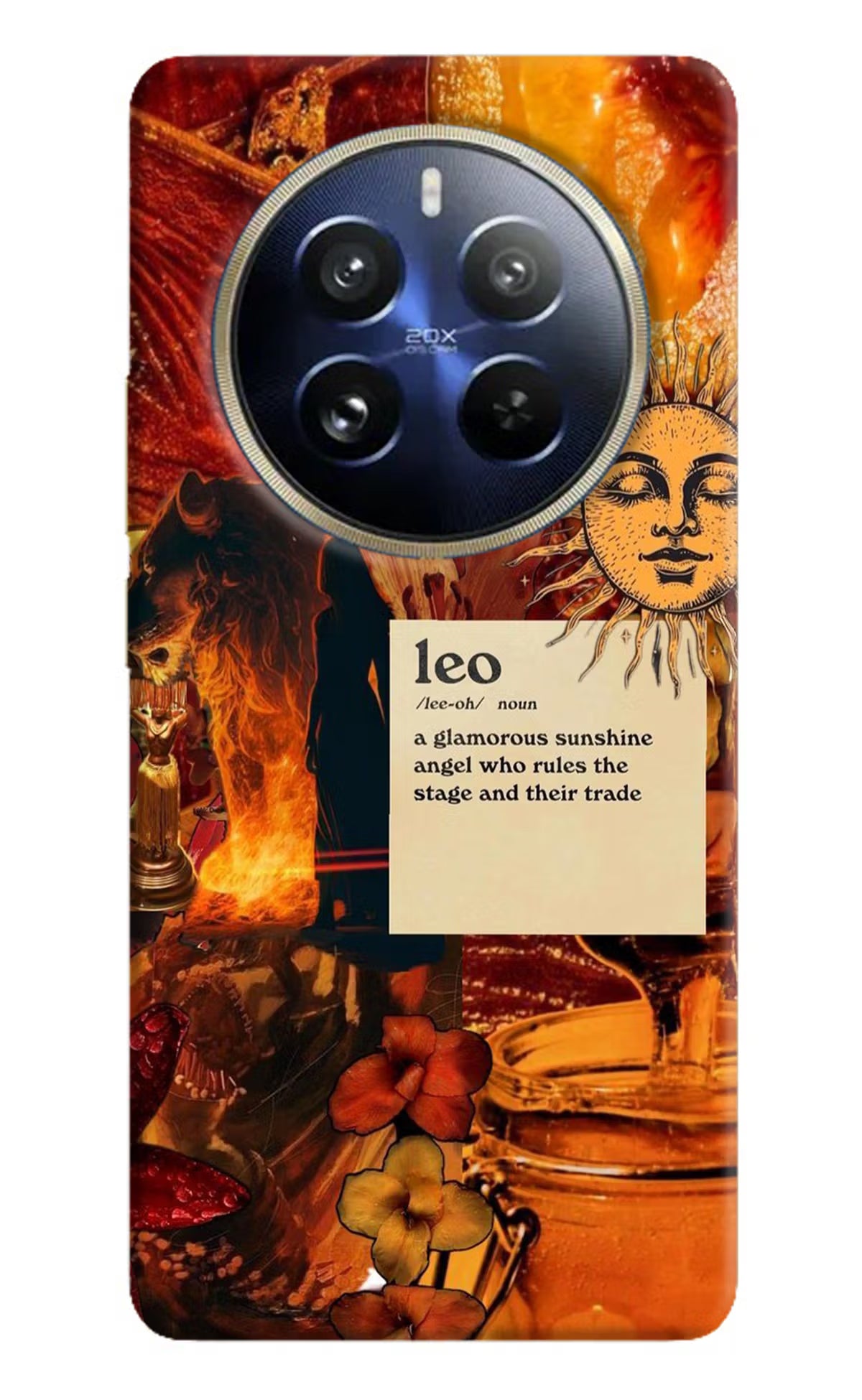 Leo Zodiac Realme P1 Pro 5G Hard Case Back Cover by Casekaro