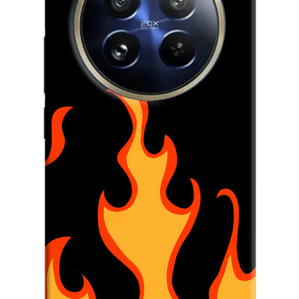 Fired Up – Black Realme P1 Pro 5G Hard Case Back Cover by Casekaro