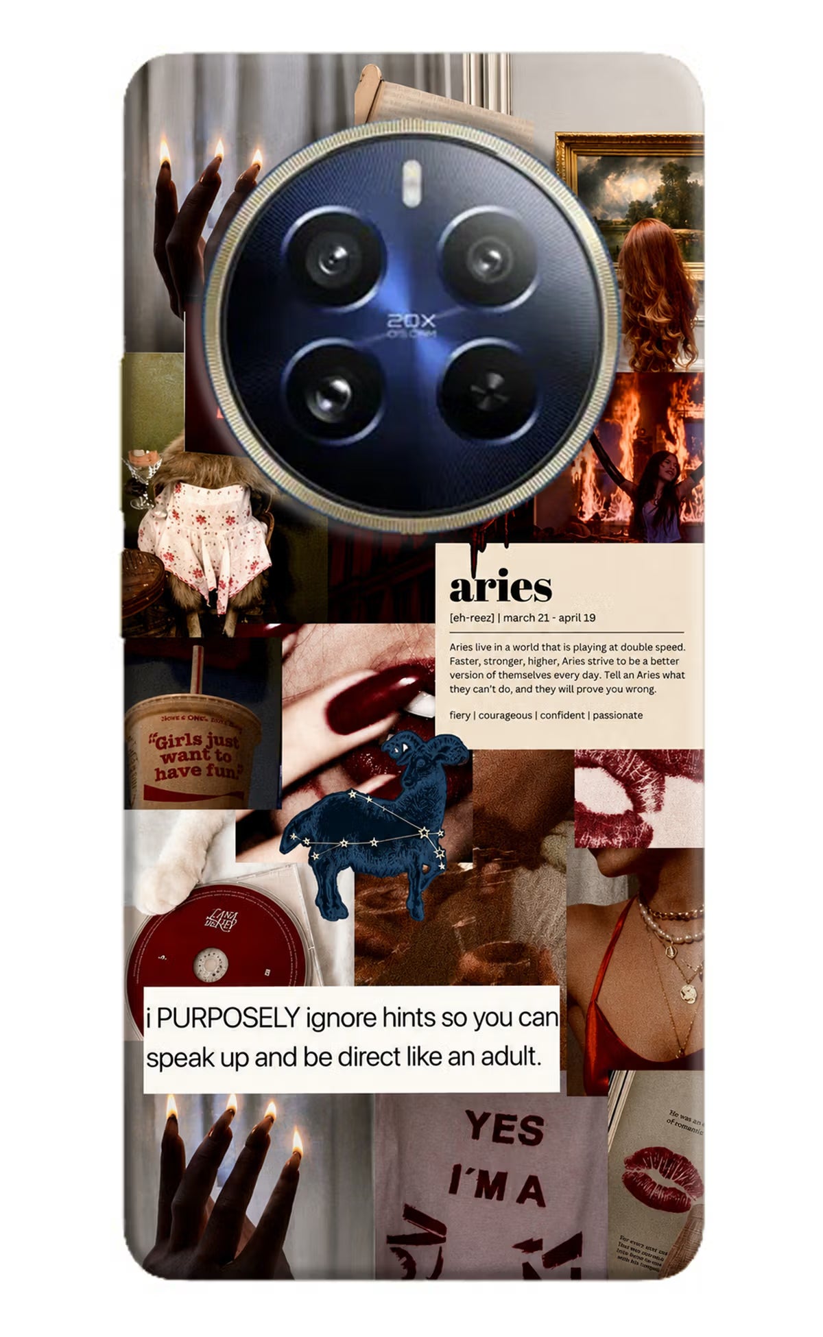 Zodiac Aries Realme P1 Pro 5G Back Cover