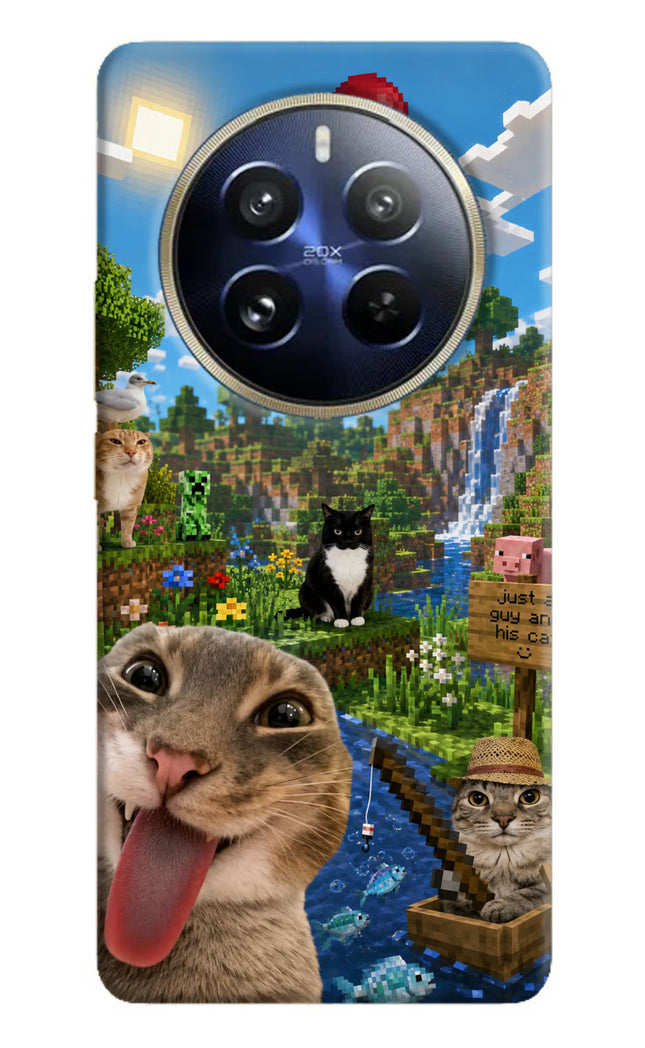 Minecraft Cat Chaos Realme P1 Pro 5G Hard Case Back Cover by Casekaro