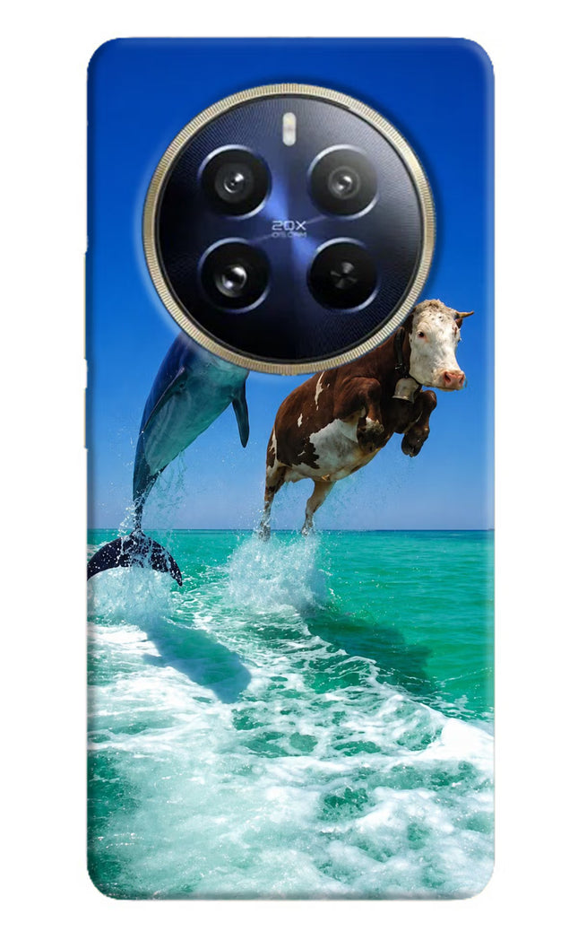 Dolphin vs Cow Realme P1 Pro 5G Hard Case Back Cover by Casekaro