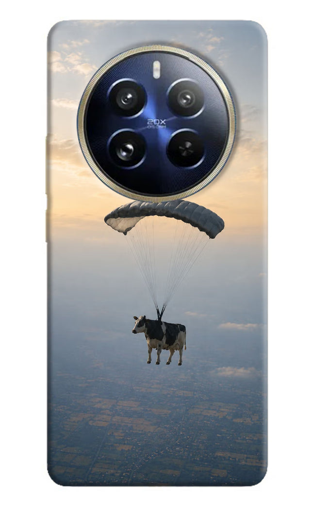 Skydiving Cow Realme P1 Pro 5G Hard Case Back Cover by Casekaro