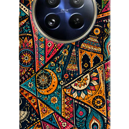 Folk Print Realme P1 Pro 5G Hard Case Back Cover by Casekaro