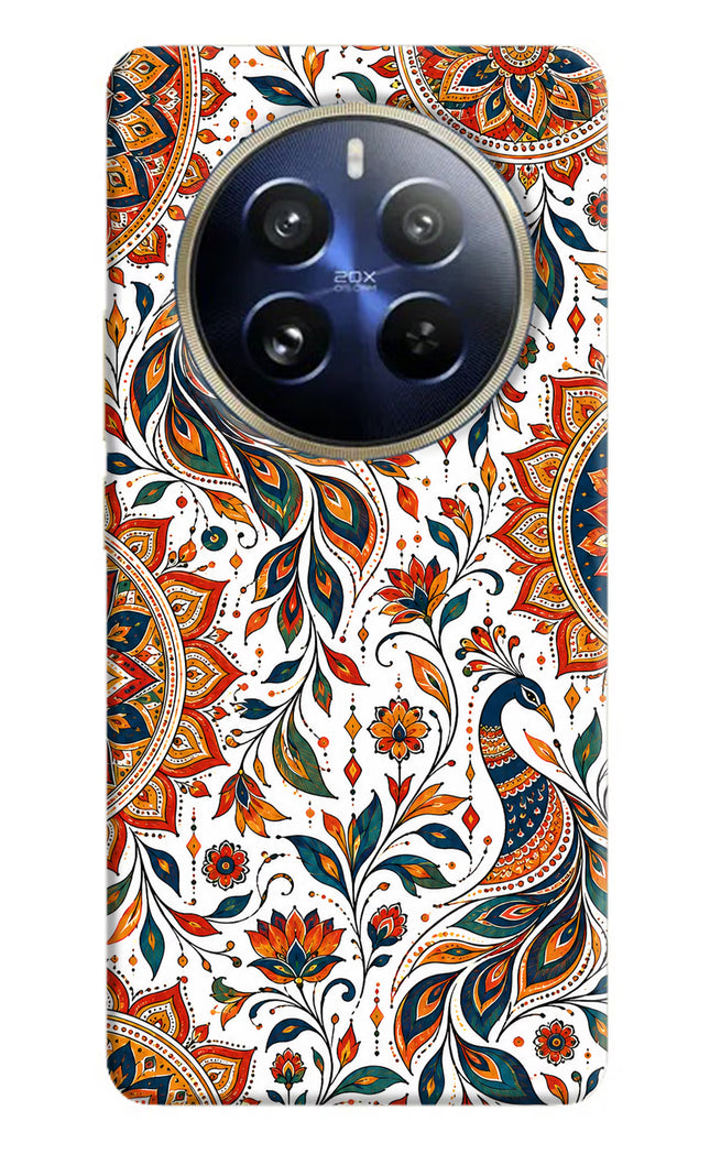 White Mayura Realme P1 Pro 5G Hard Case Back Cover by Casekaro