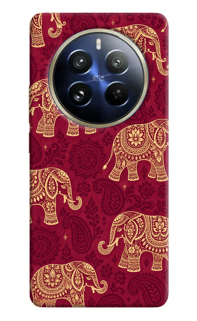 Maroon Elephant Realme P1 Pro 5G Hard Case Back Cover by Casekaro